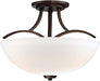 Minka-Lavery 4962-284 Overland Park Three Light Semi Flush Mount, Vintage Bronze Alternate Image 2.jpg