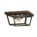 Quoizel RO1612IZ Rue De Royal Two Light Outdoor Flush Mount, Industrial Bronze Alternate Image.jpg