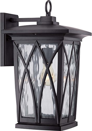 Quoizel GVR8410K Grover One Light Outdoor Wall Lantern, Mystic Black Alternate Image 4.jpg