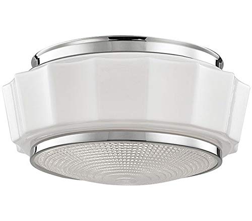 Hudson Valley 3814F-PN Odessa Two Light Flush Mount, Polished Nickel Alternate Image.jpg