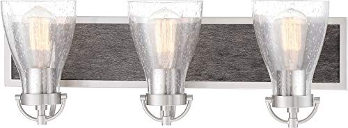 Minka-Lavery 3343-098 Garrison Three Light Bath, Brushed Nickel W/Shale Wood Alternate Image.jpg