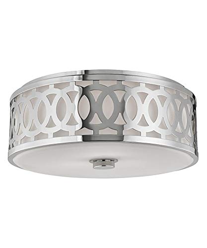 Hudson Valley 4317-PN Genesee Three Light Flush Mount, Polished Nickel Alternate Image.jpg