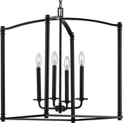 Progress P500240-031 Winslett Collection Black Four-Light Foyer Alternate Image.jpg