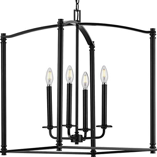 Progress P500240-031 Winslett Collection Black Four-Light Foyer Alternate Image.jpg