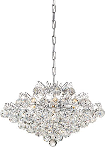 Quoizel BRX2820C Bordeaux Seven Light Pendant, Polished Chrome Alternate Image 4.jpg