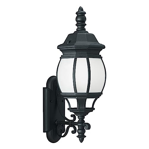 Generation Lighting 89103EN3-12 Wynfield One Light Outdoor Wall Lantern, Black Alternate Image.jpg