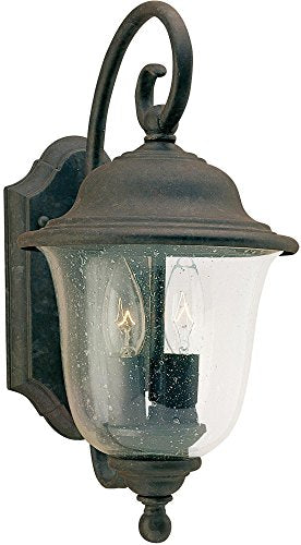 Generation Lighting 8459EN-46 Trafalgar Two Light Outdoor Wall Lantern, Oxidized Bronze Alternate Image.jpg