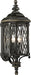 Minka-Lavery 9322-585 Bexley Manor Four Light Outdoor Wall Mount, Coal W/Gold Highlights Alternate Image.jpg