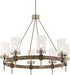 Minka-Lavery 4638-106 Bridlewood Eight Light Chandelier, Stone Grey W/Brushed Nickel Alternate Image.jpg