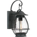 Quoizel BST8407MB Boston One Light Outdoor Wall Lantern, Mottled Black Alternate Image 4.jpg