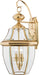 Quoizel NY8317B Newbury Two Light Outdoor Wall Lantern, Polished Brass Alternate Image.jpg