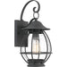 Quoizel BST8409MB Boston One Light Outdoor Wall Lantern, Mottled Black Alternate Image 4.jpg