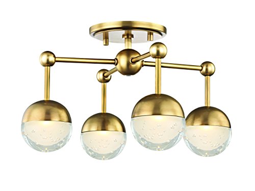 Hudson Valley 1223F-AGB Boca LED Flush Mount, Aged Brass Alternate Image.jpg