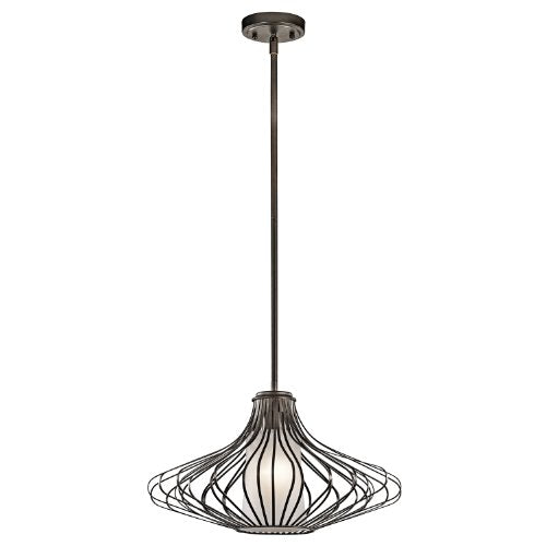 Kichler 43201OZ One Light Pendant, Olde Bronze Alternate Image.jpg