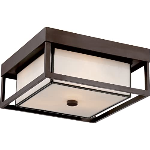 Quoizel PWL1313WT Powell Three Light Flush Mount, Western Bronze Alternate Image.jpg