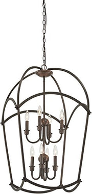 Minka-Lavery 4778-281 Jupiter'S Canopy Eight Light Pendant, Harvard Court Bronze (Plated) Alternate Image.jpg
