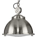 Progress P500212-009 Medal Collection One-Light Brushed Nickel Clear Patterned Glass Coastal Pendant Light Alternate Image.jpg