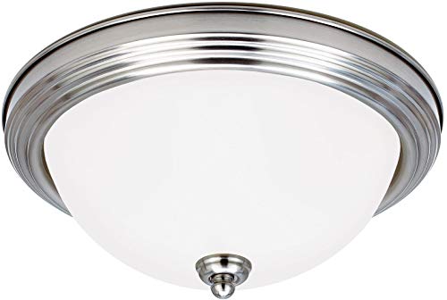 Generation Lighting 77064EN3-962 Geary Two Light Flush Mount, Brushed Nickel Alternate Image.jpg