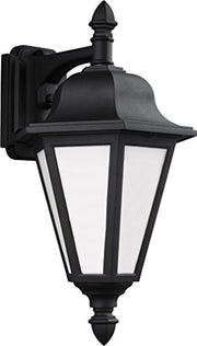 Generation Lighting 89825EN3-12 Brentwood One Light Outdoor Wall Lantern, Black Alternate Image.jpg