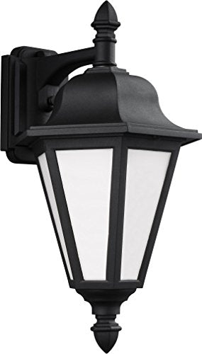 Generation Lighting 89825EN3-12 Brentwood One Light Outdoor Wall Lantern, Black Alternate Image.jpg