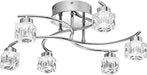 Quoizel PCHL1718C Clear Hollow LED Flush Mount, Polished Chrome Alternate Image.jpg