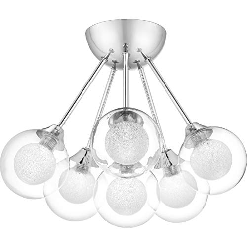 Quoizel PCSB1716C Spellbound Six Light Semi Flush Mount, Polished Chrome Alternate Image.jpg