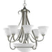 Progress P4417-09 Torino Collection Six-Light Brushed Nickel Etched Glass Transitional Chandelier Light Alternate Image.jpg