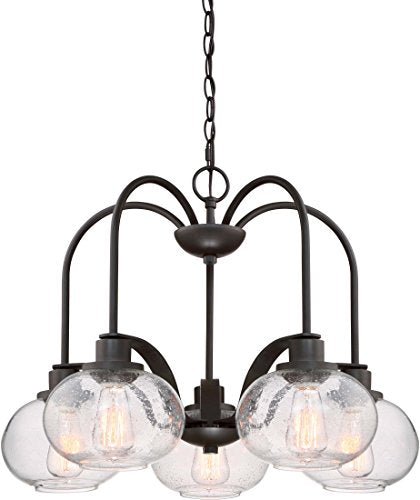 Quoizel TRG5105OZ Trilogy Five Light Chandelier, Old Bronze Alternate Image 3.jpg