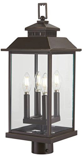 Minka-Lavery 72596-143C Miner'S Loft Four Light Post Mount, Oil Rubbed Bronze W/ Gold Highlights Alternate Image.jpg