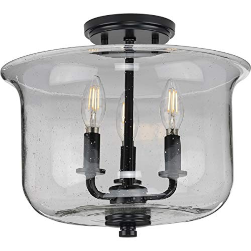 Progress P350153-031 Winslett Collection Black Three-Light Semi-Flush Convertible Alternate Image.jpg