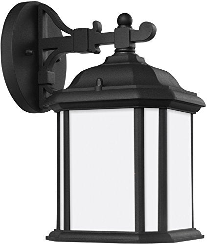 Generation Lighting 84529EN3-12 Kent One Light Outdoor Wall Lantern, Black Alternate Image.jpg