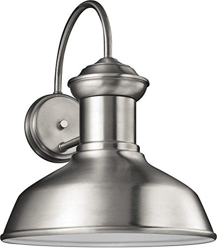 Generation Lighting 8647701EN3-04 Fredricksburg One Light Outdoor Wall Lantern, Satin Aluminum Alternate Image.jpg