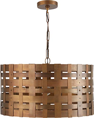 Capital Lighting 330441PA Alta Four Light Pendant, Patinaed Brass Alternate Image.jpg