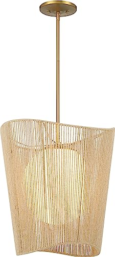 Minka-Lavery 6575-695 Key Largo One Light Pendant, Soft Brass Alternate Image.jpg