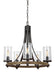 Visual Comfort Studio F3133/5DWK/SGM Angelo Five Light Chandelier, Distressed Weathered Oak / Slate Grey Metal Alternate Image.jpg