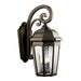 Kichler 9034RZ Courtyard Three Light Outdoor Wall Mount, Rubbed Bronze Alternate Image.jpg