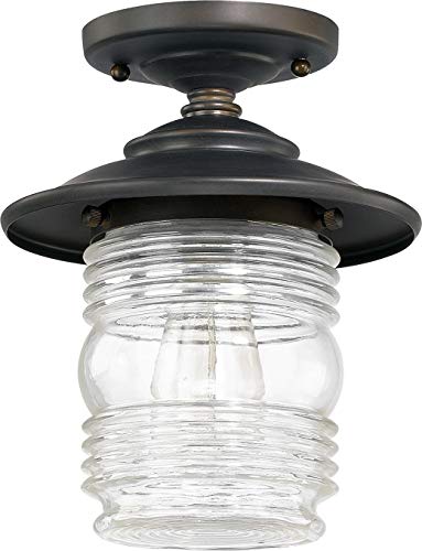 Capital Lighting 9677OB Creekside One Light Outdoor Flush Mount, Old Bronze Alternate Image.jpg
