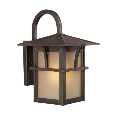 Generation Lighting 88881-51 Medford Lakes One Light Outdoor Wall Lantern, Statuary Bronze Alternate Image.jpg