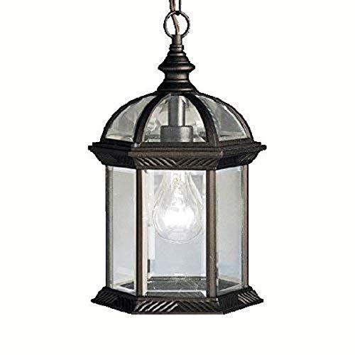 Kichler 9835BK Barrie One Light Outdoor Pendant, Black Alternate Image.jpg