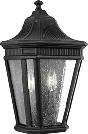 Generation Lighting OL5423BK Cotswold Lane Two Light Outdoor Wall Lantern, Black Alternate Image.jpg
