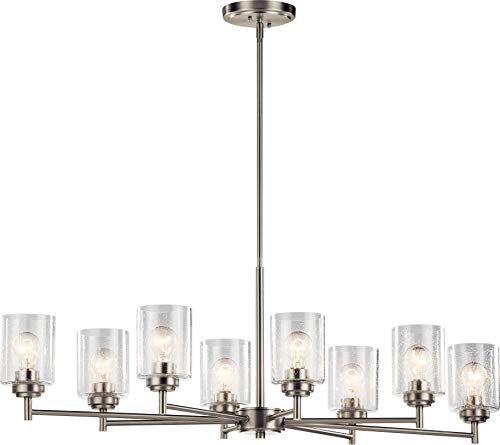 Kichler 44035NI Winslow Eight Light Chandelier, Brushed Nickel Alternate Image 2.jpg