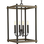 Progress P500088-020 Fontayne Collection Four-Light Antique Bronze Farmhouse Pendant Light Alternate Image.jpg