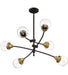 Quoizel TNC5006WT Trance Six Light Chandelier, Western Bronze Alternate Image 6.jpg