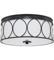 Capital Lighting 225131MB-683 Rylann Three Light Flush Mount, Matte Black Alternate Image 2.jpg