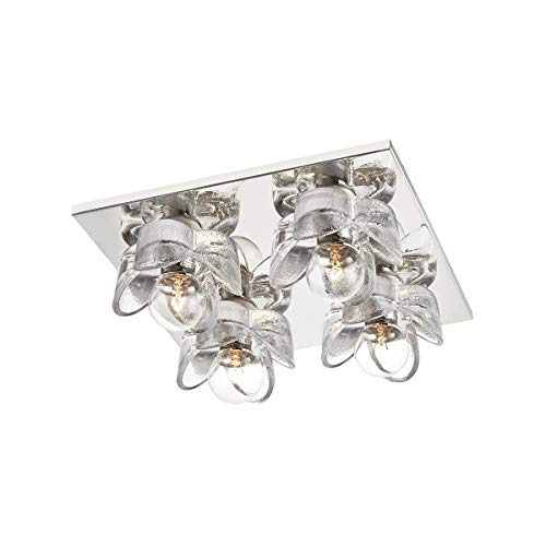 Mitzi H410504-PN Shea Four Light Flush Mount, Polished Nickel Alternate Image.jpg