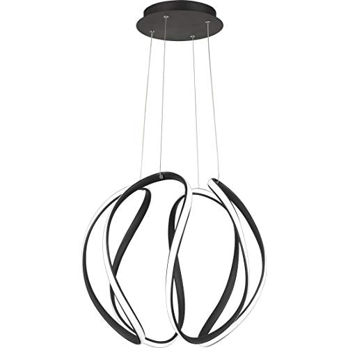 Quoizel PCWN2818EK Waving LED Pendant, Earth Black Alternate Image.jpg