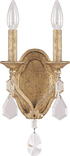 Capital Lighting 1617AG-CR Blakely Two Light Wall Sconce, Antique Gold Alternate Image.jpg