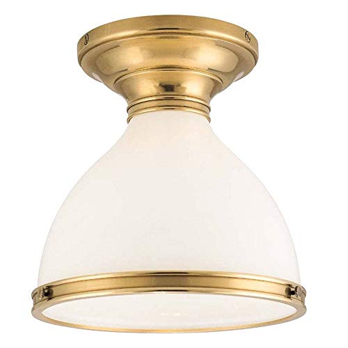 Hudson Valley 2612-AGB Randolph One Light Semi Flush Mount, Aged Brass Alternate Image.jpg