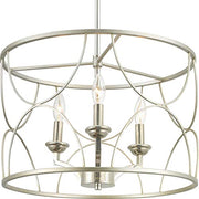Progress P400177-134 Landree Collection Three-Light Silver Ridge Luxe Chandelier Light Alternate Image.jpg
