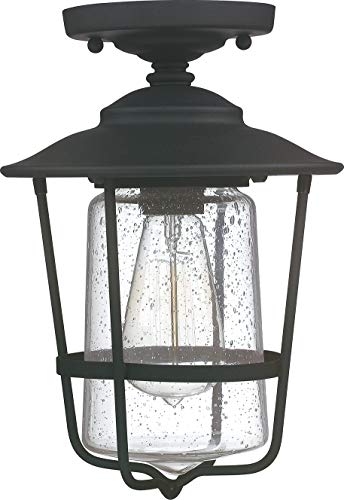 Capital Lighting 9607BK Creekside One Light Outdoor Flush Mount, Black Alternate Image.jpg